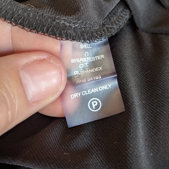 *Black Split Sleeve Romper by Calvin Klein- Size 6 - Picture 6 of 6